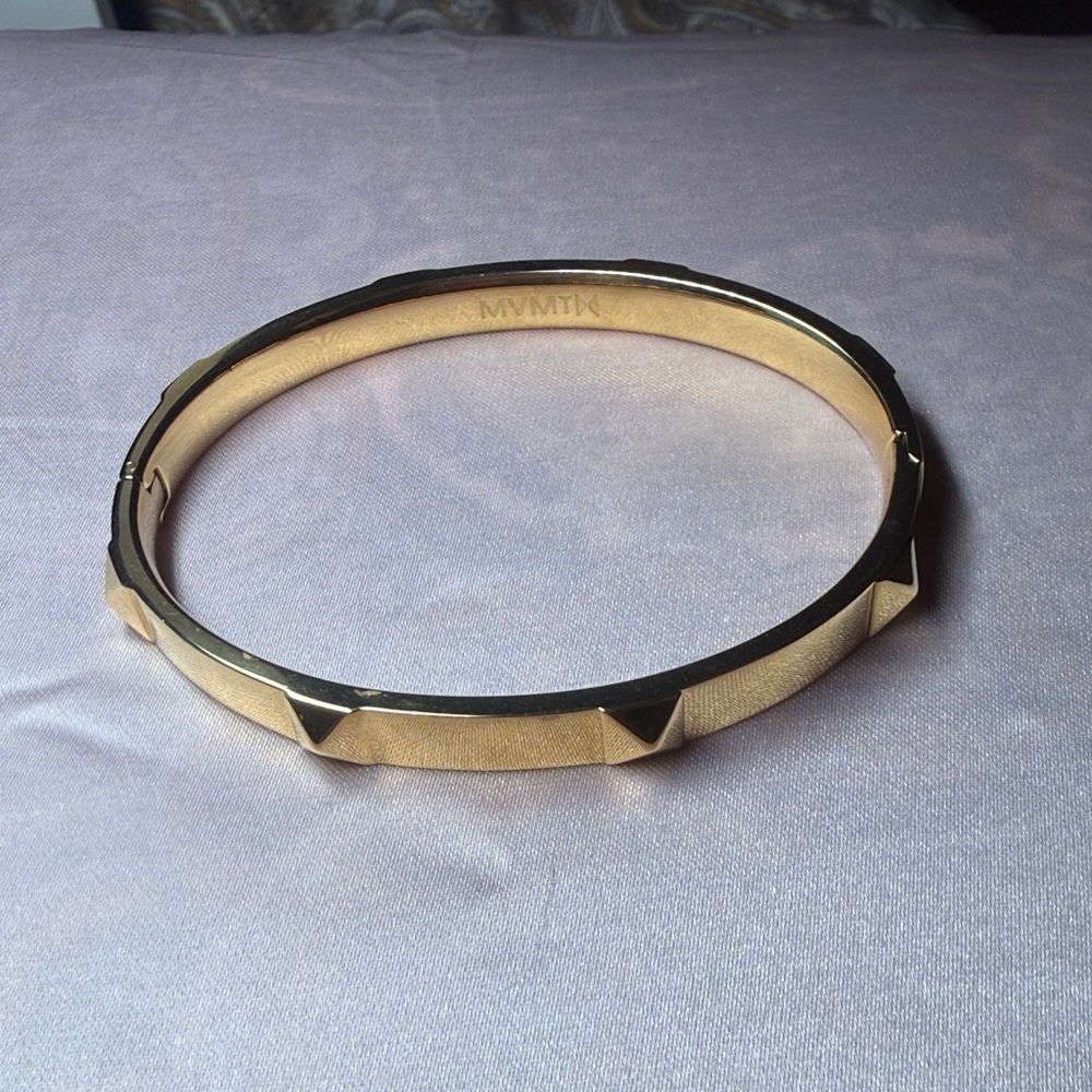 MVMT Gold Spiked Bracelet